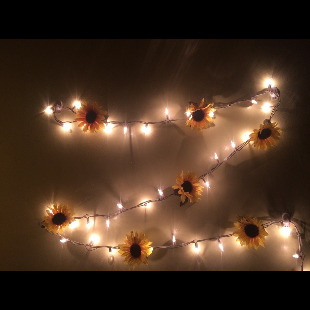 Sunflower lights HOMEMADE